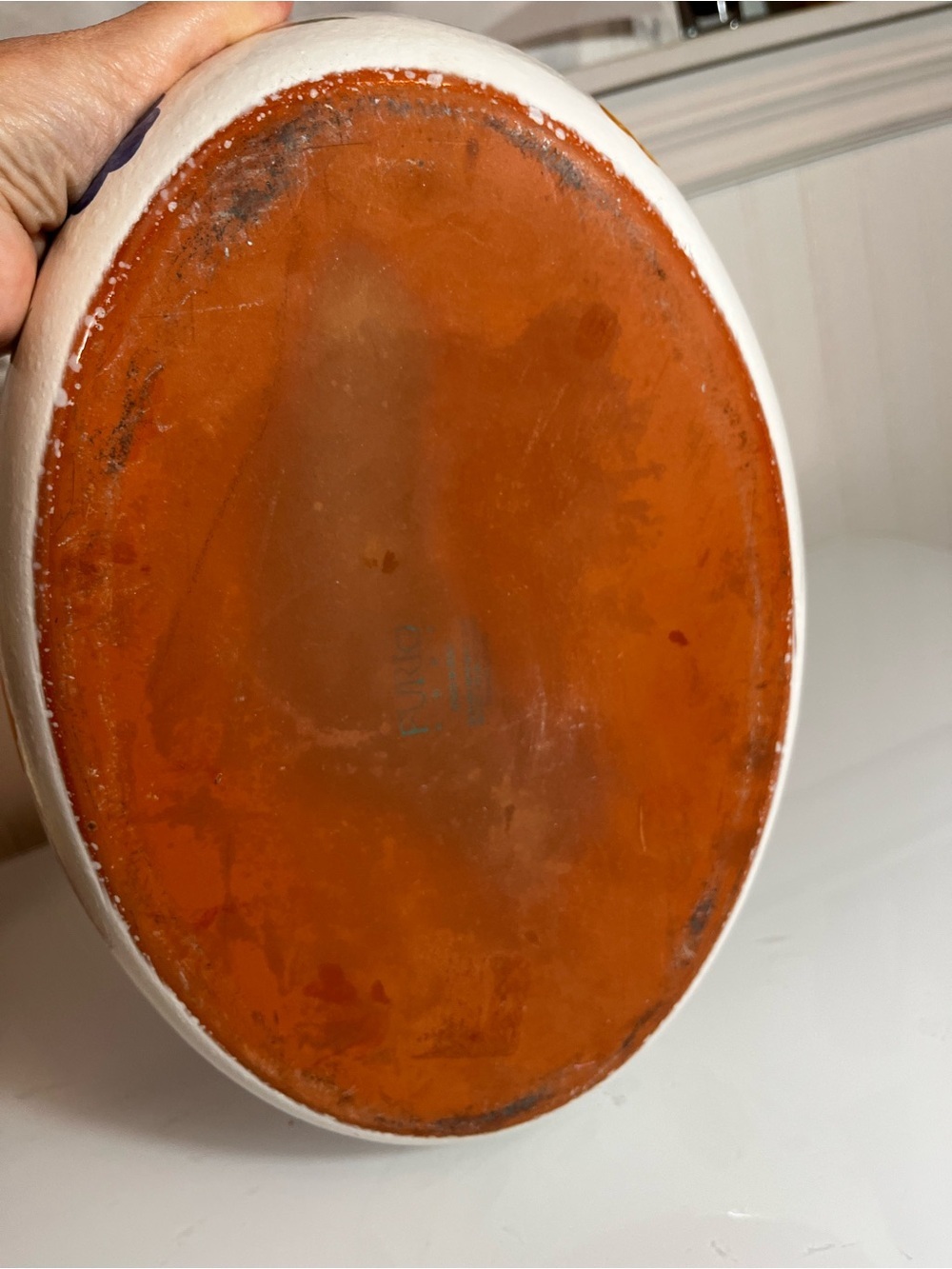Furio Home "La Spezia" Hand Painted Oval Ceramic Baking Dish Serving Bowl Italy - Picture 8 of 15